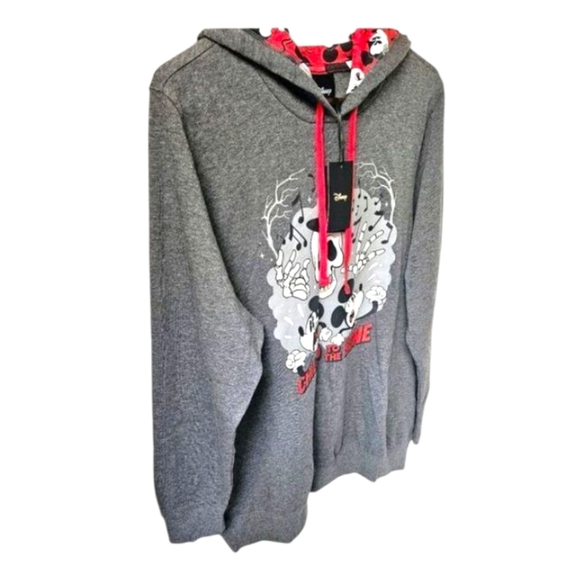 TORRID/DISNEY Plus Size Halloween Hoodie -Cozy Fleece Skulls/Mickey- Mul… - Picture 6 of 16